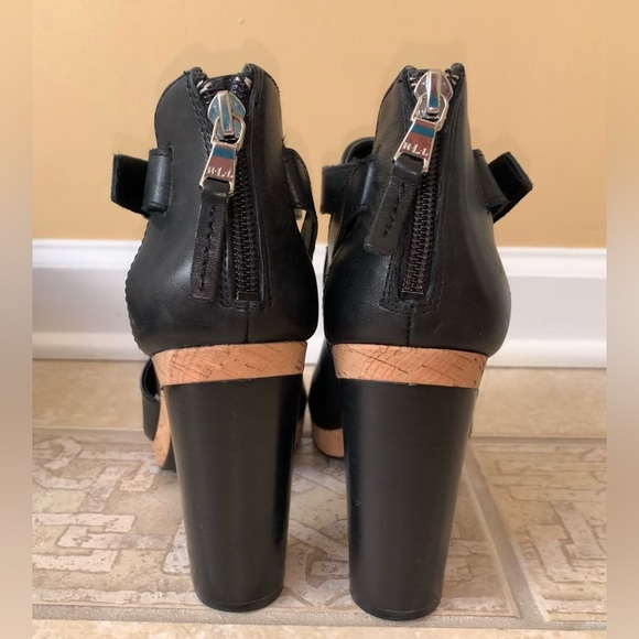 RALPH LAUREN FIANA polo pep toe black heels women’s size 8 - Picture 14 of 17